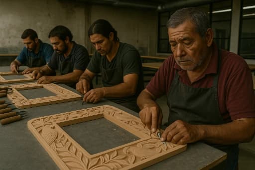Taller of frames and mirrors